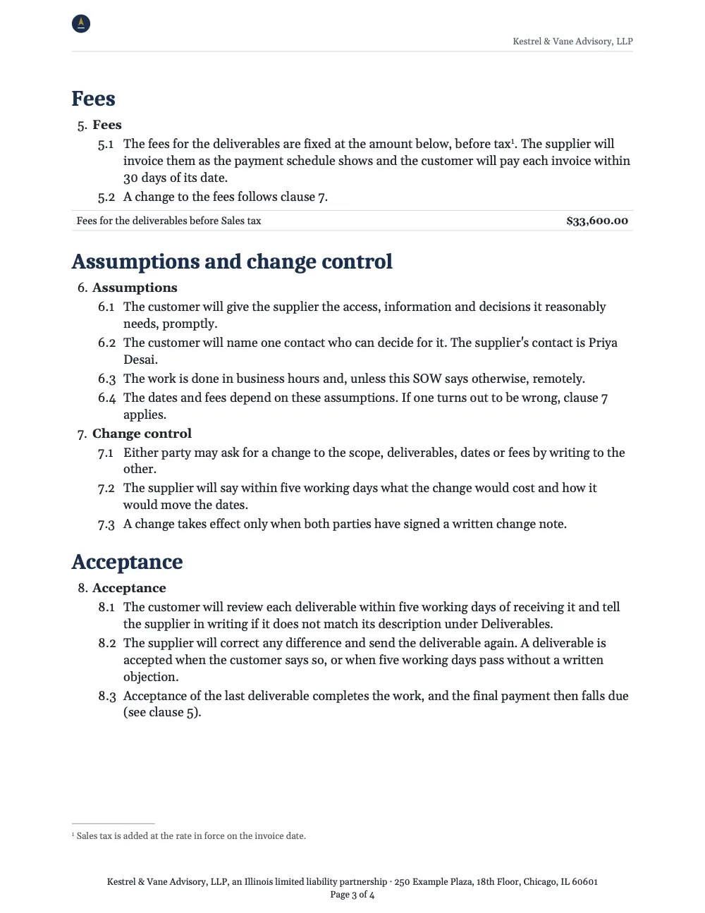 Page 3 of the statement of work.